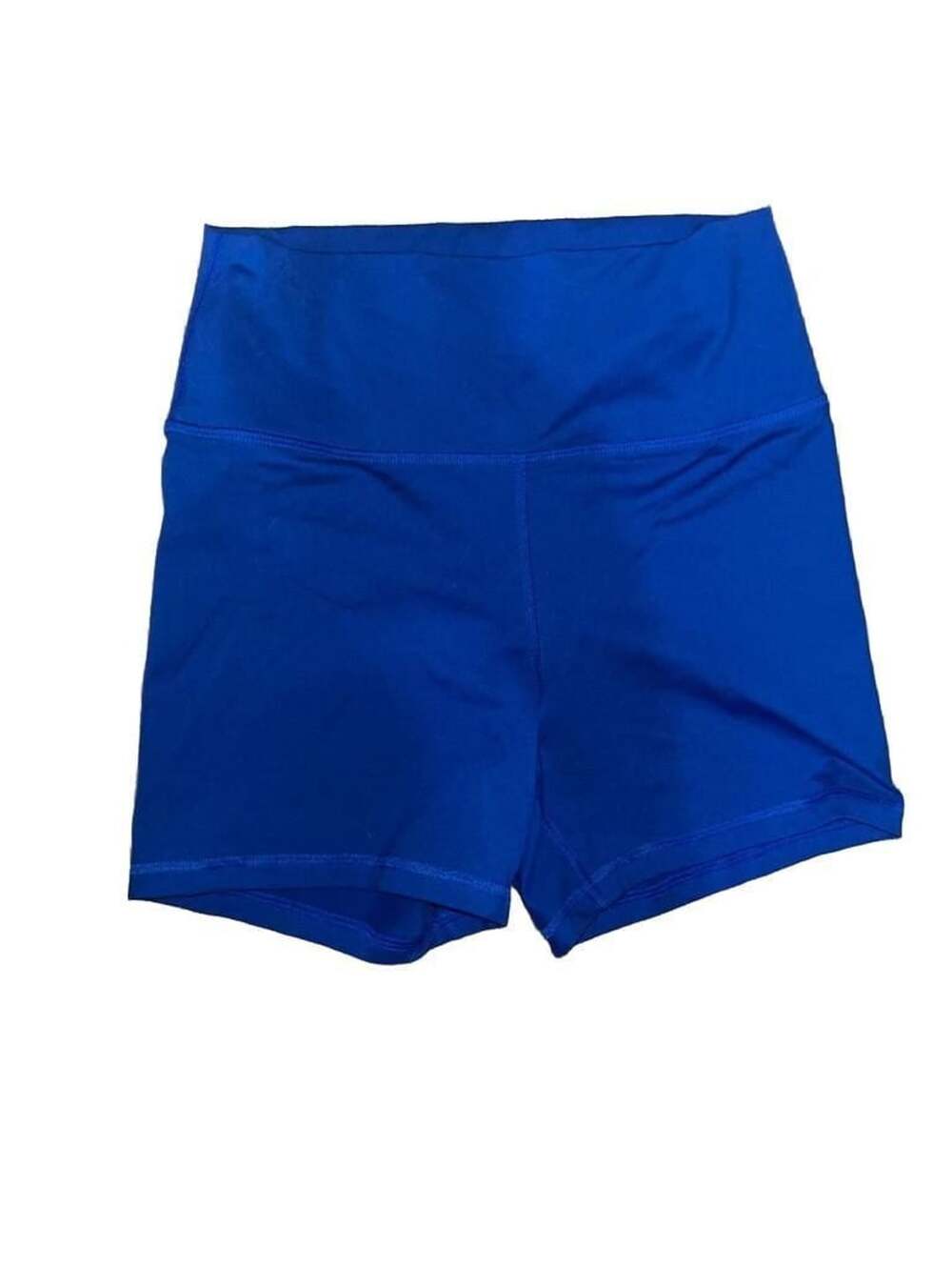 FLEO Royal Blue High-Rise Athletic Workout Shorts Size Medium